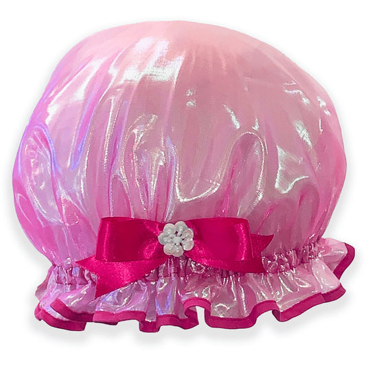 Iridescent Pink Shower Cap - DaisyBloom