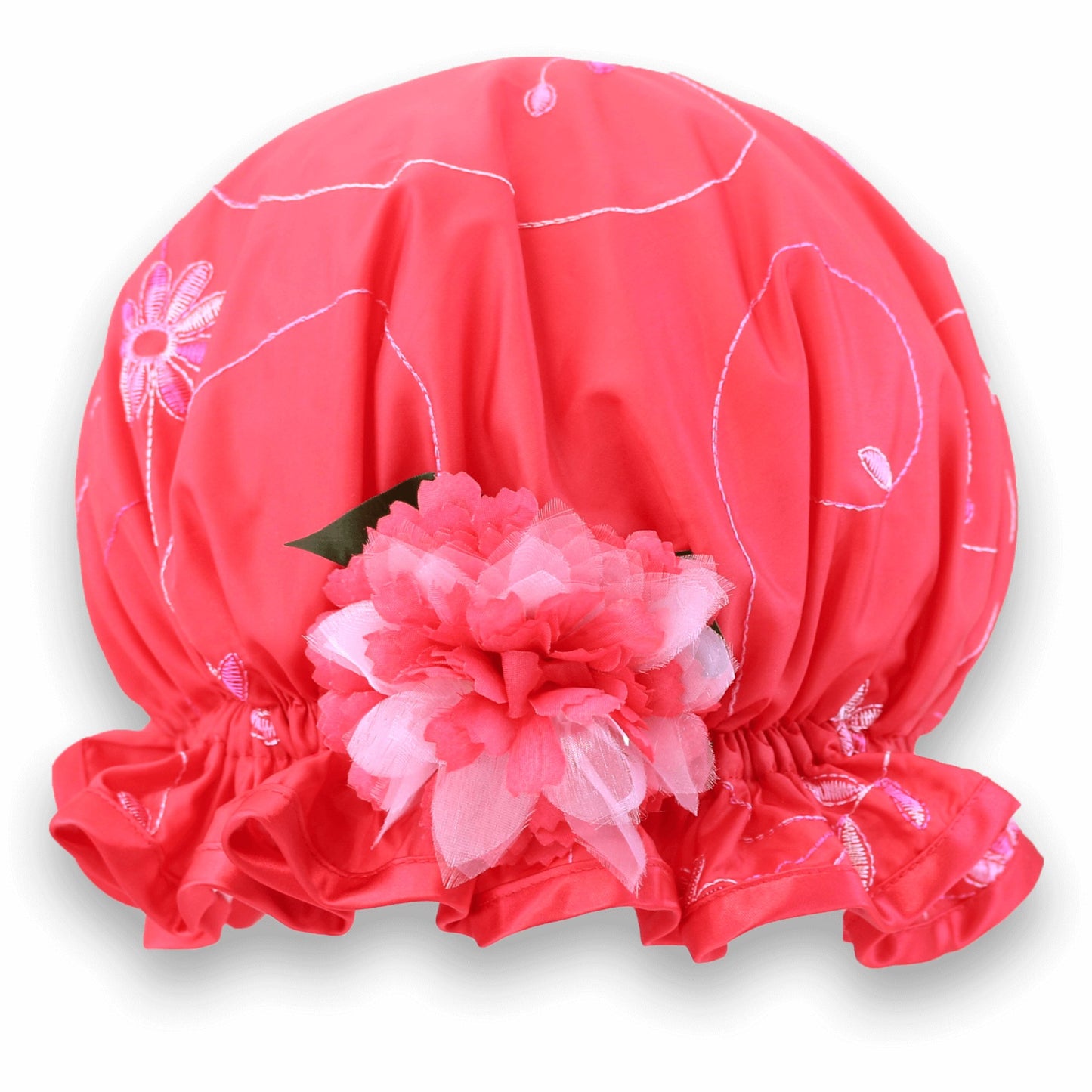 Bright Pink Shower Cap - DaisyBloom