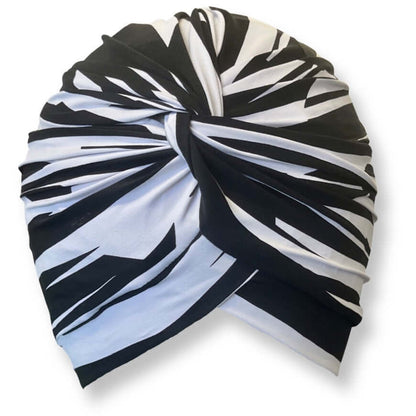 Geo Stripe Shower Turban - DaisyBloom