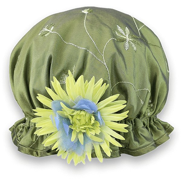 Olive Green Shower Cap - DaisyBloom